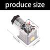 MultiPurpose Hydraulic Solenoid Coil Plug Hydraulic Valved Connector Transparent Housing Voltages Upgrading Accessories