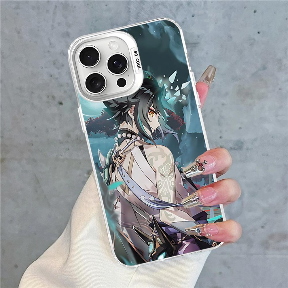 Genshin Impact XIAO Phone Case For IPhone 16 15 14 13 12 11 Pro Max X XR XSMAX 8 7 Plus Matte Shockproof Back Cover