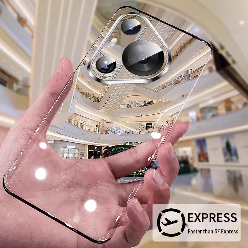 POZZO Ultra-Thin Borderless Clear Phone Case for Huawei Pura 90