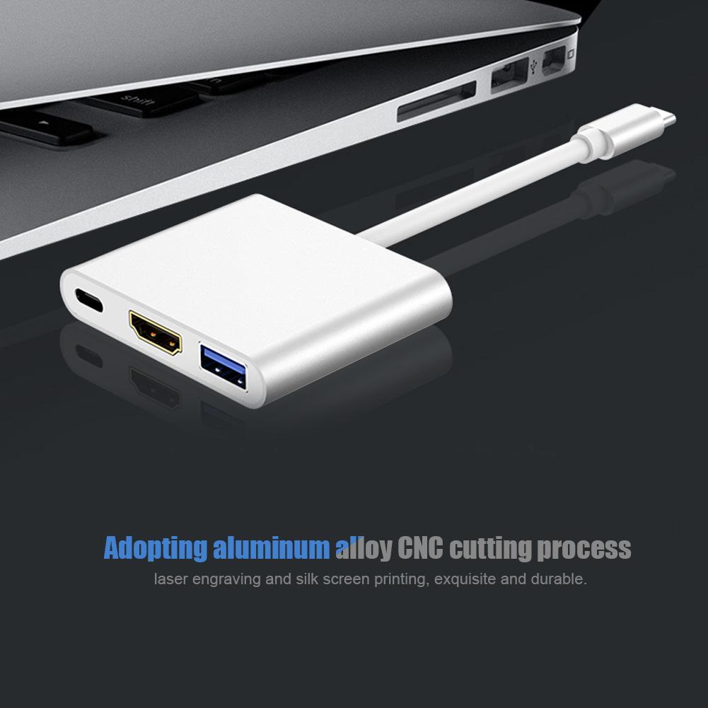 Type C To HDMi   PD Power Charging   USB3.0 Converter Adapter for Switch Game Console