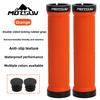 MOTSUV 1 Paar MTB BMX Langlebige Anti-Vibrations Rutschfeste Gummi Gerade Lenkergriffe, Dual Lock-on Passform 22,2 mm Off-Road Radfahren