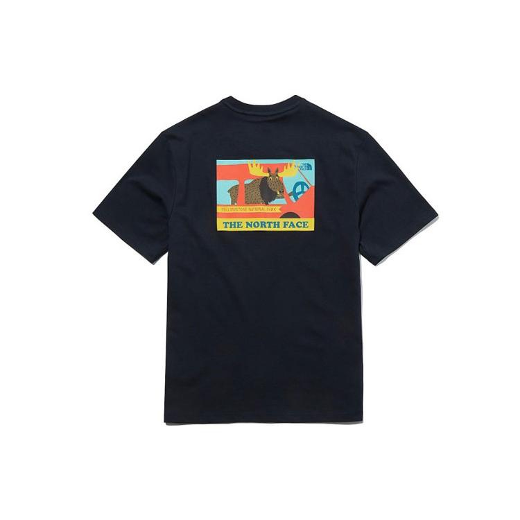 THE NORTH FACE T Shirt Unisex Marine Blue NT7UM05A
