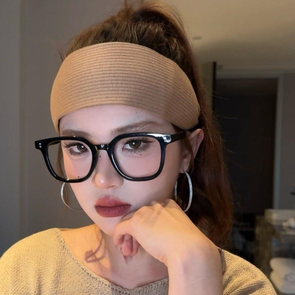 High-End Turban Headband Soft Head Band Trendy Wide Knitting Hairbands  Hair Accessories