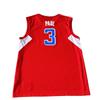 Adidas NBA Paul Clippers Number 3 V-Neck Sleeveless Basketball Jersey Unisex Jersey 7818A-313-AEB1532