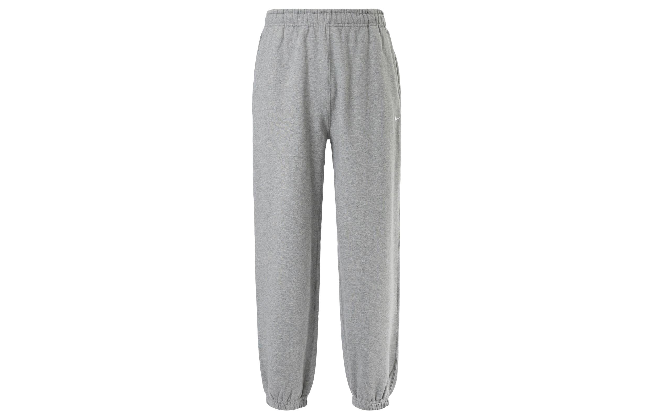 Nike Lab Women s Solo Swoosh Fleece Sweatpants Asia Sizing Dark Gray Heather DA0334-063 S