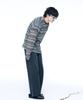 C WEAR BY THE GENIUS See-Through Craft Knit Pullover Black