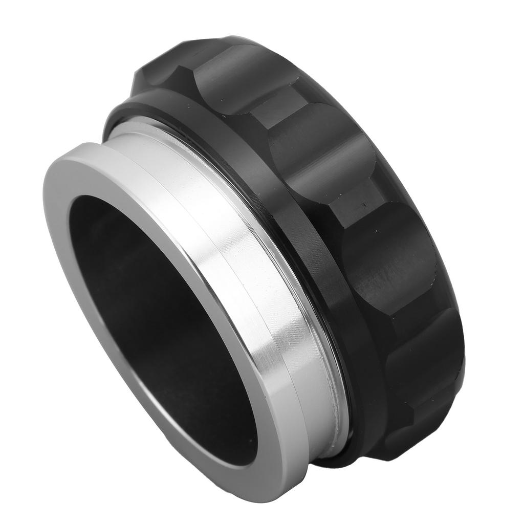 Kraftstoff Wassertank Einfüllstutzen Kappe Kit 1,9 Zoll Innendurchmesser Aluminium Universal für Auto Schwarz