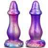 Liquid Silicone Anal Plug Dildo - Alien Shape Dual-Use Sex Toy for Men Women, G-Spot & Prostate Massager for Intense Orgasms