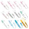 Cartoon Print Pacifier Clip Chain Dummy Nipple Leash Strap Soother Teething Toy Holder Baby Teether Pacifier Chain