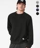 TRILLION Overlock Stitch Waffle Sweatshirt_4Color