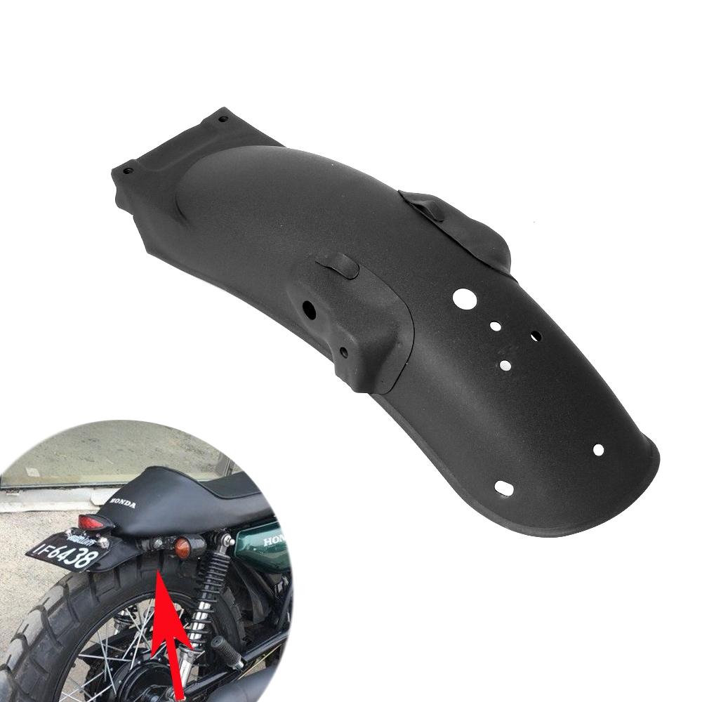 Universal Motorcycle Metal Rear Fender Mudguard Cover Black Chrome For Honda Yamaha Suzuki BMW