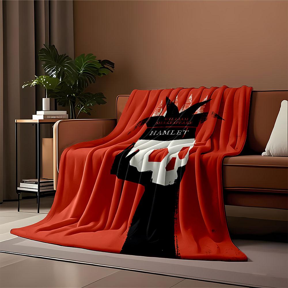 Hamlet Skull Art Blanket for all seasons blanket lunch break throw gift