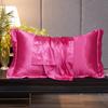 Solid Color Mulberry Silk Pillowcase - Adult Silky Ice Silk Cover