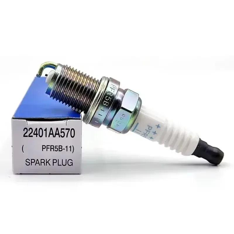 4/6pcs 22401-AA570 PFR5B11 Iridium Spark Plugs For Subaru Forester Impreza 1998 Legacy 96-99 2.5L Nissan 22401AA570 PFR5B-11 4pcs