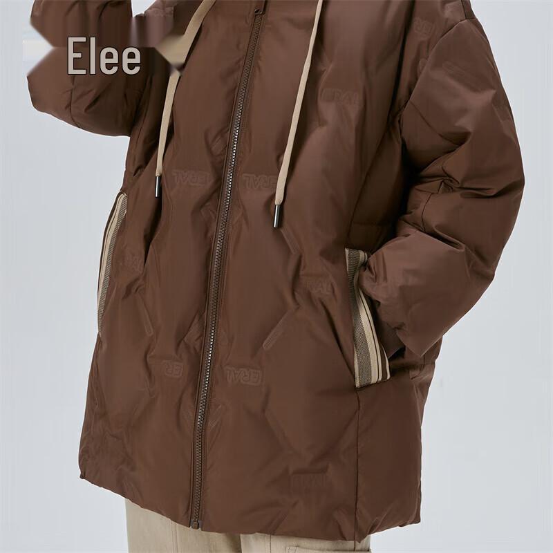 Ailaiyi Women's Faux Two-Piece Hooded Down Jacket