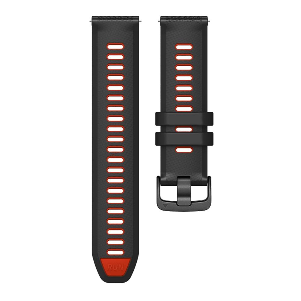 Correa de Silicona Bicolor de 22 mm para Reloj Garmin Forerunner 265 255 Music 570 47mm/Venu 4 3 45mm Pulsera de Smartwatch Correas de Reloj