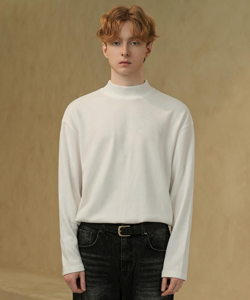 WAAR Dm1032 Half-Neck Knit_Ivory