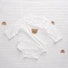 Nordic Style Summer Baby Cotton Romper Set – Ultra-Thin Long Sleeve Onesie with Boneless Hip Wrap