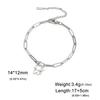 Lucktune Cute Cartoon Kitten Pendant Bracelets for Women Stainless Steel Sweet Cat Animal Chain Bracelets Fashion Jewelry Gifts