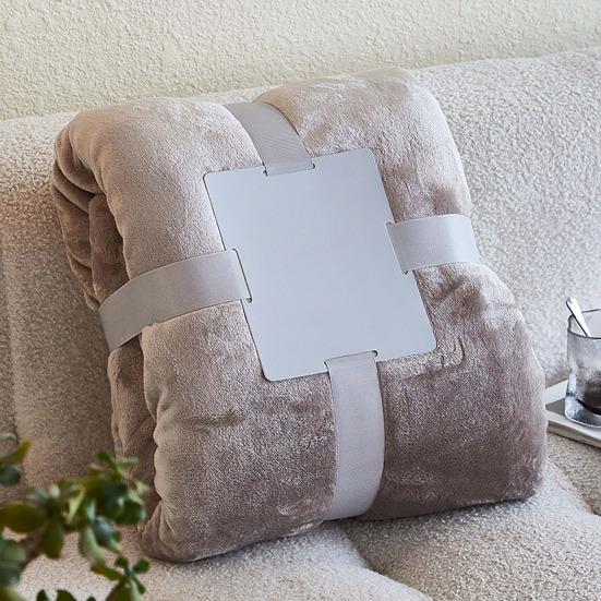 Solid Color Flannel Throw Blanket, Lightweight Plush Blanket for Bed, Sofa, Couch, Soft Fuzzy Nap Sleeping Blanket for All Seasons