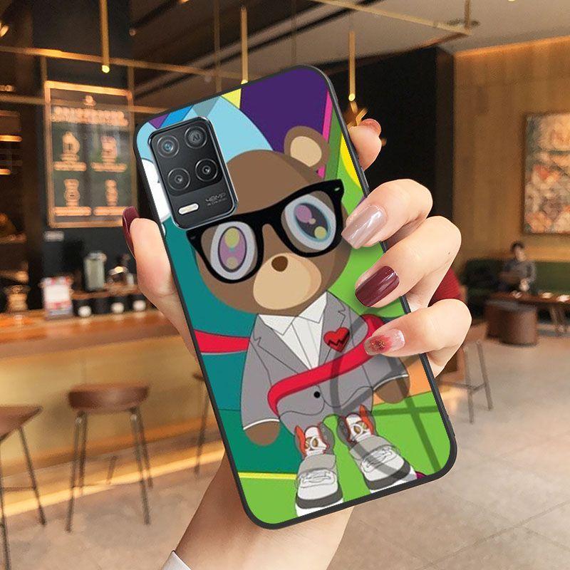 Kanye West Graduation Bear Shell Phone Cover For Oppo Realme 8Pro 6PRO 6i 7pro 9i 9pro C11 C21Y C21 C25Y C25S C3 Q3S XT Cases