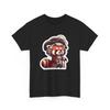 Unisex Adult T Shirt Red Panda Aristocrat Graphic Tee Animal Gift Novelty Humor
