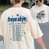 T-shirt da uomo Streetwear Oversize Freya Skye T-shirt Grafica Descendants World War Z Tour T-shirt Cotone Streetwear Descendants Maglietta da Concerto