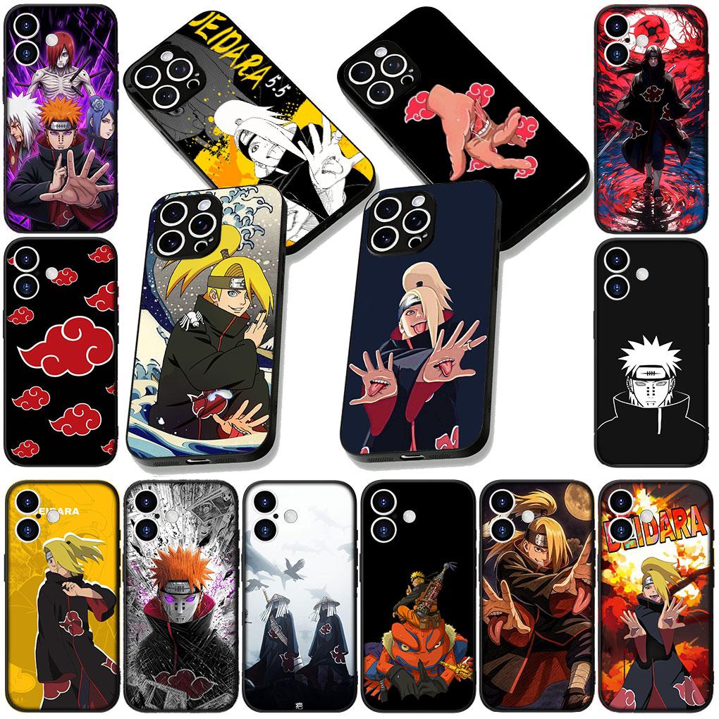 Cover for Samsung Galaxy S22 S21 S20 FE Ultra Plus A35 A36 A55 A37 A33 A34 A57 Case Deidara Narutos Uchiha Itachi Pain Akatsuki