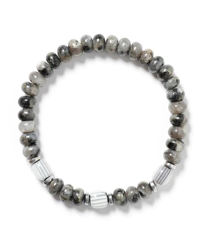 Gray Stone Mix Bracelet (PLT-BR-068_GR)