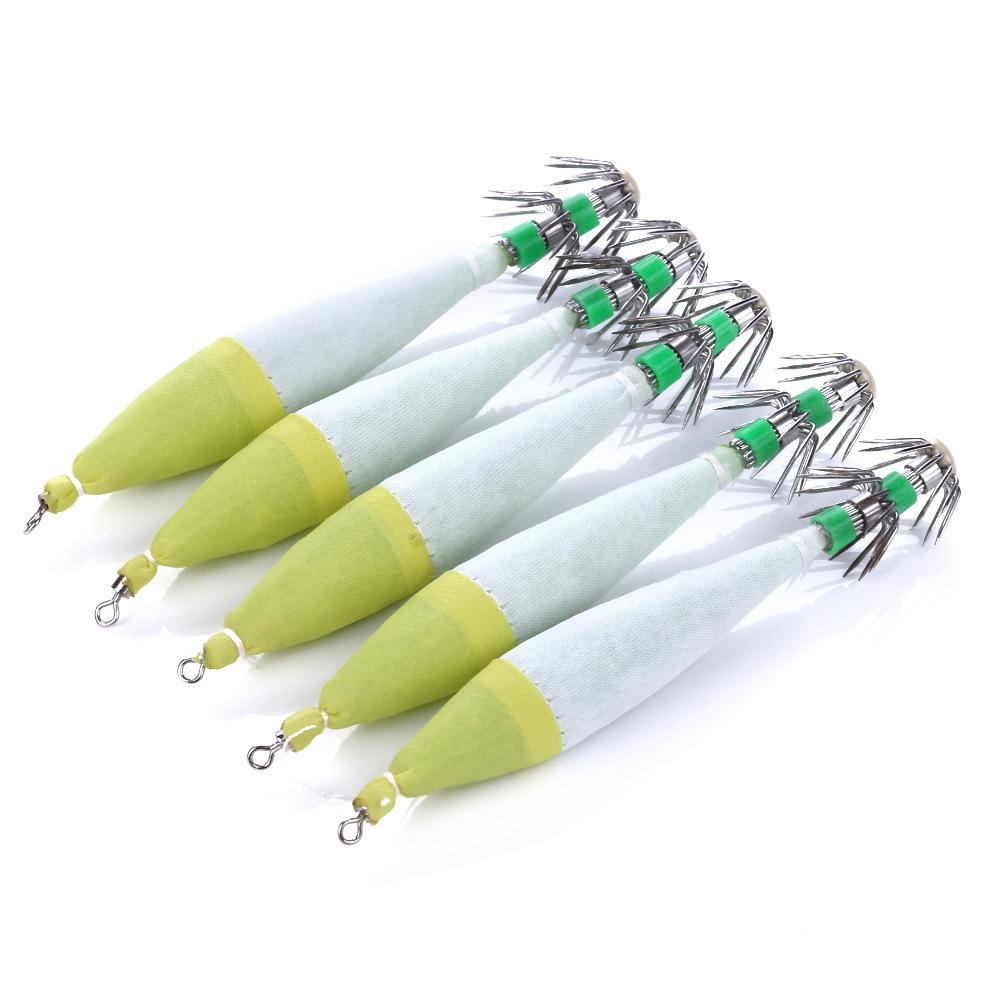 Deep Sea Lure Squid Fake Bait10.5CM 6GLuminous Hook5Personalized Bionic Fishing Lure for Sea Fishing