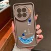 Anti-Fall TPU Soft Phone Case Shell For OnePlus 13 12 13R 13T 12R ACE 5 3 2 11R Moon Astronaut Pattern Shockproof Matte Lens Protection Cover