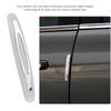 4pcs Car Door   Guards Trim Cover Strip Corner Bumper Anti Collision Scratch  or Black