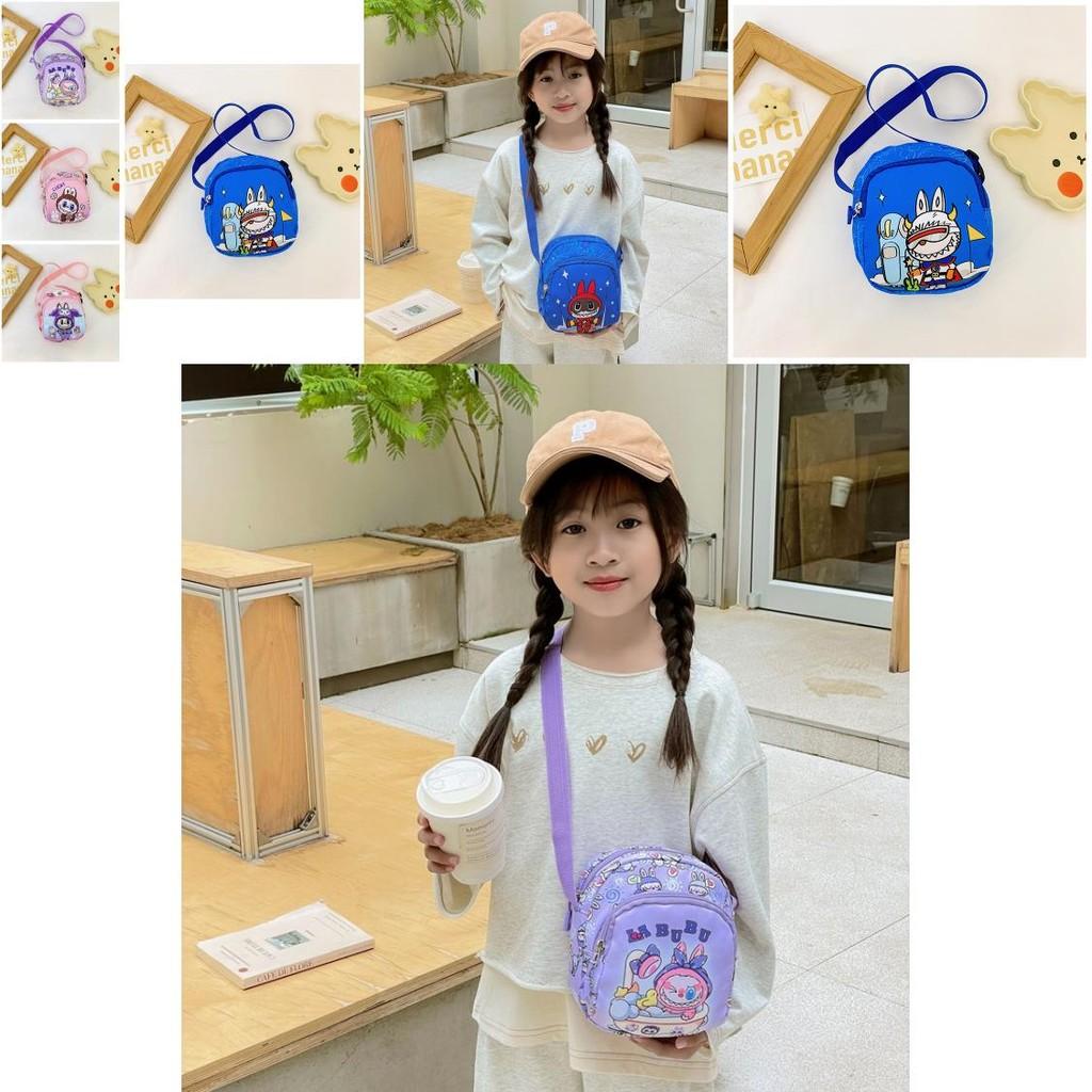 Adorable Labub Cartoon Children's Bag In Cute Colors For Girls Perfect For Daily Use