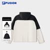 Fila FUSION Couple's Color-block Woven Jacket Set