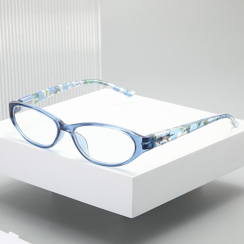 Fashion Anti-Blue Light Reading Glasses for Women Ultra-Light Flowers Comfortable Eyeglasses