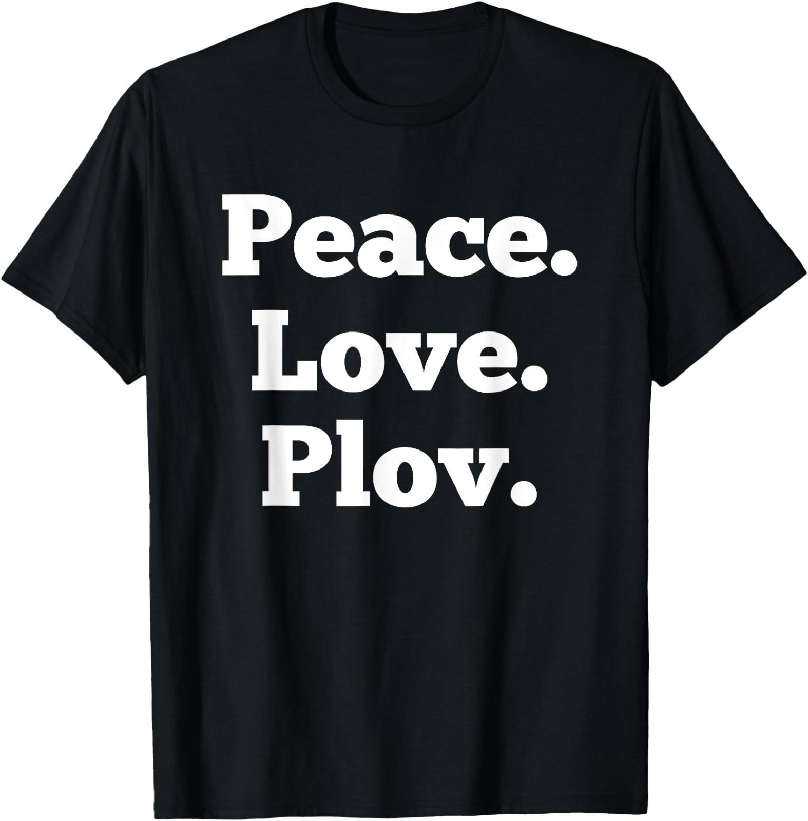 Funny Plov Uzbek Beef Rice Uzbekistan Food Lover Foodie Meme T-Shirt L