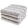 Imabari Towel Stylish Border Face Towel, Wine, Set of 3, Made In Japan, Fluffy, Soft, Highly Absorbent, Medium Thickness, Premium Quality