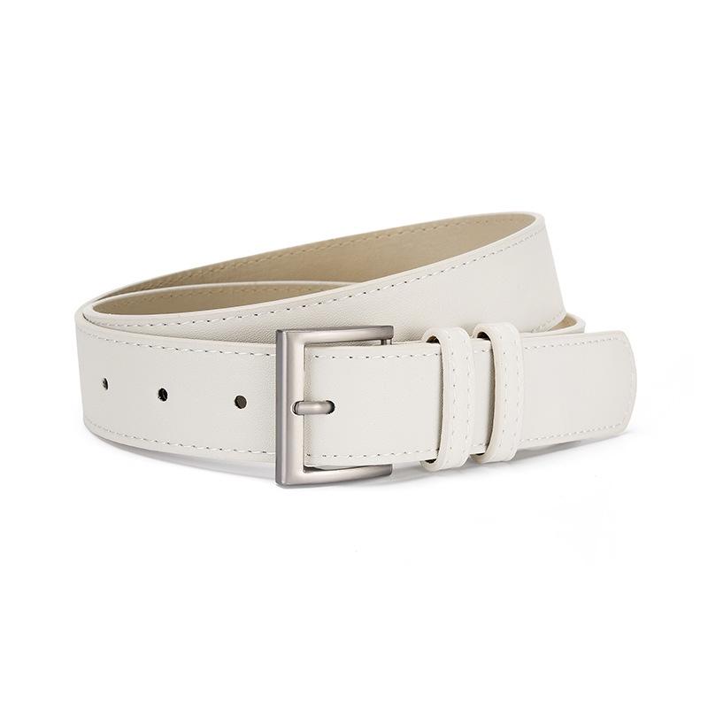 Neuer Damen-Gürtel aus PU-Leder mit Dornschließe - Stilvolles Accessoire für Freizeithosen, Mäntel, Jacken und Jeans