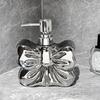 Bowknot Hand Sanitizer Bottle Ceramic Toilet Lotion Bottle Bath Gel Shampoo Pressure Sub Bottle Empty Bottle