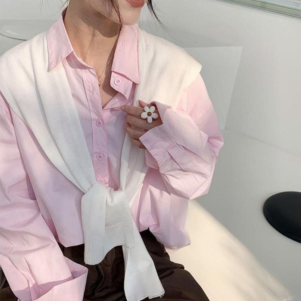 Cape Knitted Shawl Solid Color Wool Scarves Elegant Knit Scarf  Female