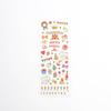 1 Pcs Cartoon Hot Stamping Transparent Stickers Escolar Student Diy Kawaii Scrapbooking Albums Decorative Stickers Stationery
