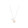 Swarovski Zodiac Verchromte Halsketten Damen Rosa