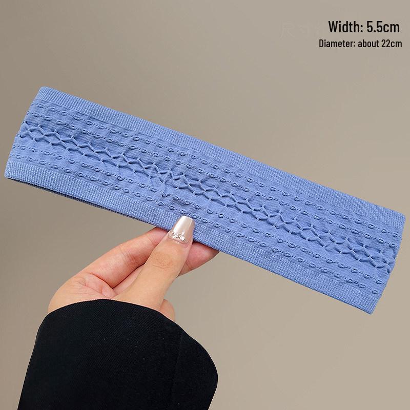 Breathable Quick-Dry Sweat-Wicking Sports Headband for Yoga, Running, and Cycling