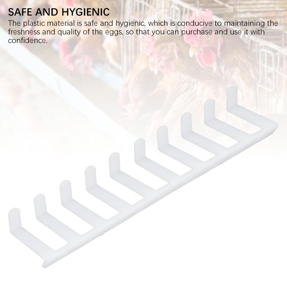 10pcs High Efficiency Egg Picker Accessory Plastic Chicken Egg Holder Accessory Poultry Farm