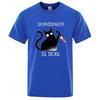 Schrodinger Is Dead  Fashion Soft T-Shirt Man High Quality T-Shirts Oversized T Shirts Cotton Short Sleeve Street Tops