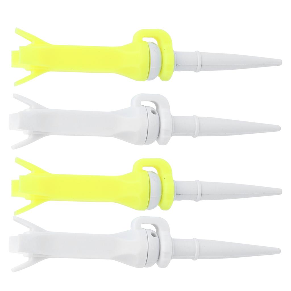 4 ks PU Plastové 4 drápkové golfové odpaliště 180 stupňů otočný držák pro hraní s míčky příslušenství