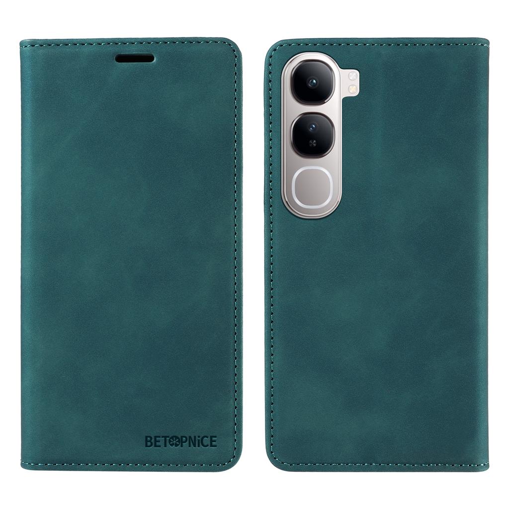 BETOPNICE 003 Wallet Phone Case for Vivo Y300 5G/Y200 5G/V40 Lite (Indonesia) 5G/4G Leather Cover with Stand