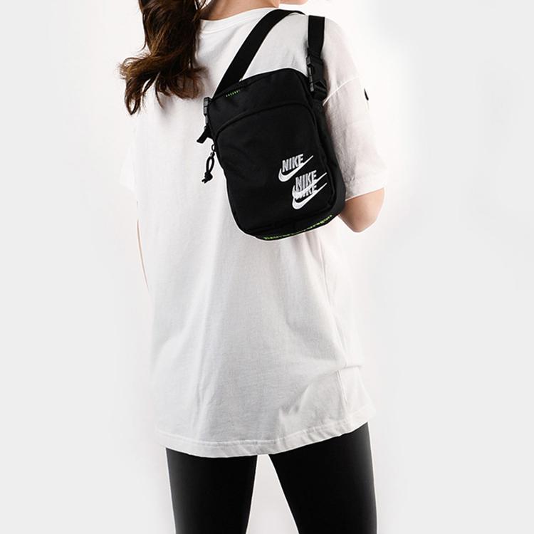 Nike Materiałowa torba na ramię, Torba crossbody Unisex Czarna Casual DH3080-010
