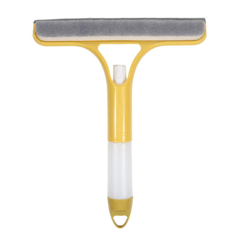 3 in 1 Window Cleaning Squeegee Multi Function Glass Mirror Wiper with Spray Bottle Microfiber Scrub Household Car Cleaner Tools