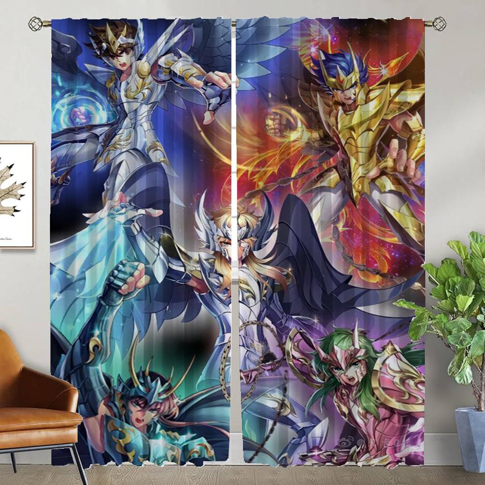 

Святой Святые Современные Шторы для Гостиной для Окна с Камерой Домашние Интерьерные Шторы 2 Штуки Хэллоуин Украшение Жалюзи W50xH70cmx2pcs-CL